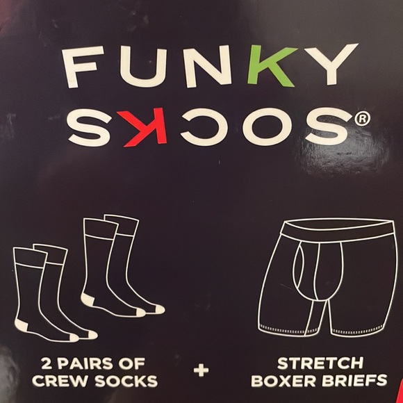 Funky Socks + boxer briefs Men’s TACO inspired 3 piece gift set size large - Picture 2 of 7